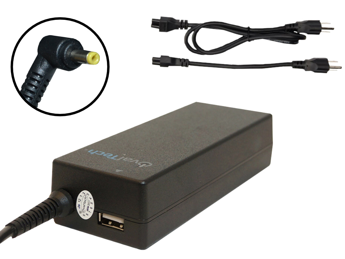 Cargador / Adaptador para Laptop OTAC-E67 OVALTECH de 65W 20V/3.25A (4.0*1.7) - Cargador / Adaptador para Laptop OTAC-E67 OVALTECH de 65W 20V/3.25A (4.0*1.7) -